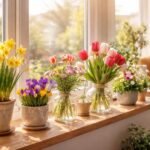 Frühblüher tauchen das Wohnzimmer in leuchtende Farben, Duft und Frühlingsenergie.